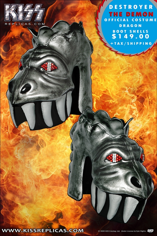 KISS DESTROYER Demon Costume Dragon Shells