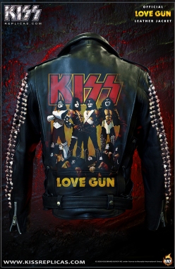 KISS: LOVE GUN Leather Album Jacket Image 1
